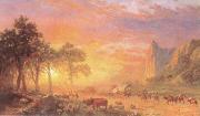 Albert Bierstadt The Oregon Trail oil painting picture wholesale